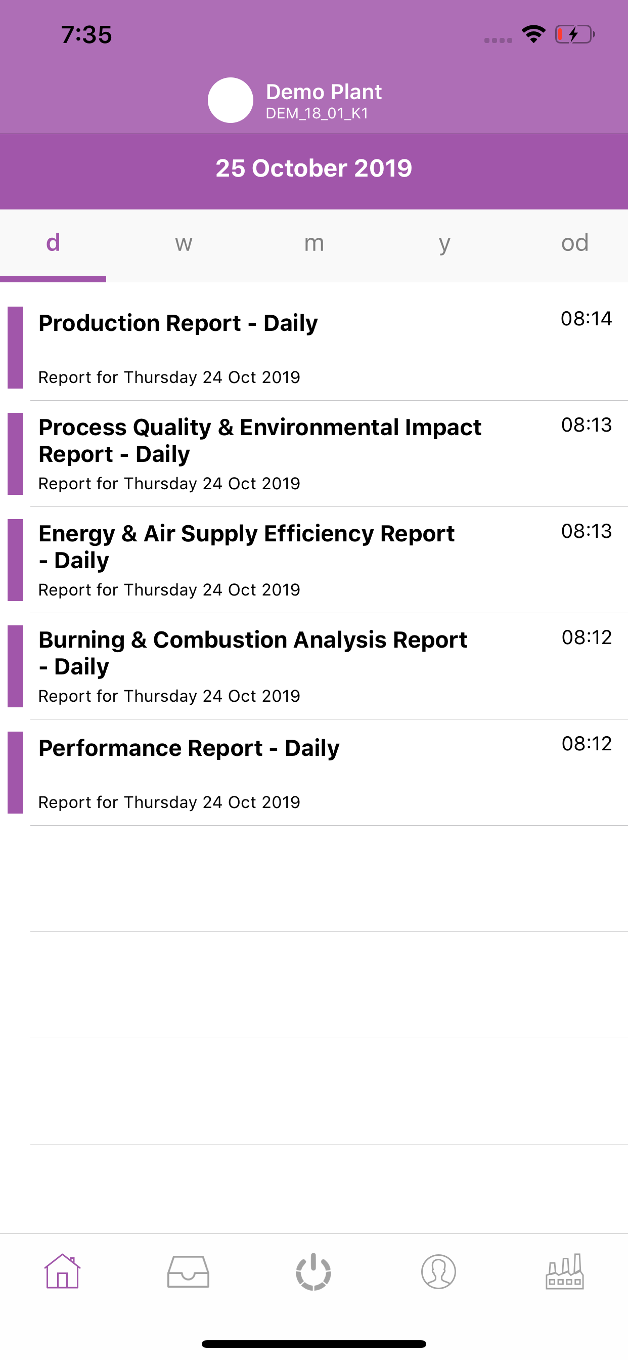 Mi-REPORT screenshot 2