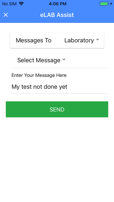 eLabAssist Doctor Screenshot
