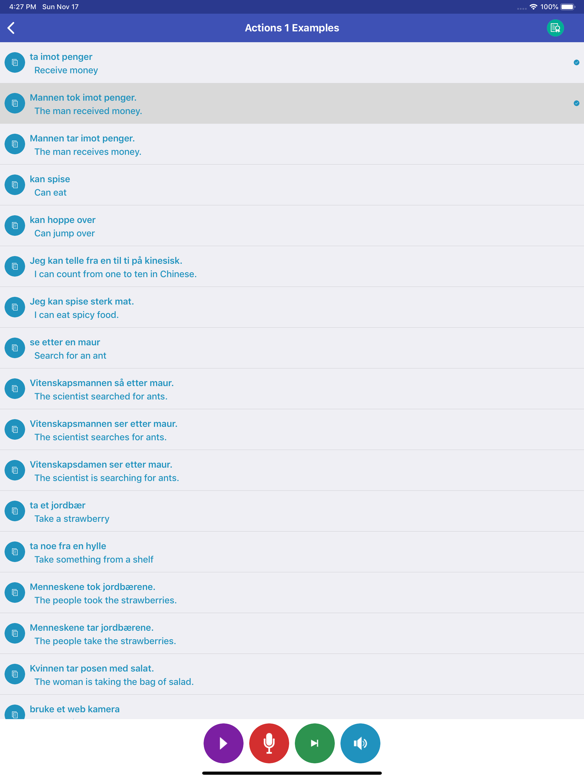 Learn Norwegian Daily screenshot 12
