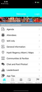 ASCE Events screenshot #1 for iPhone