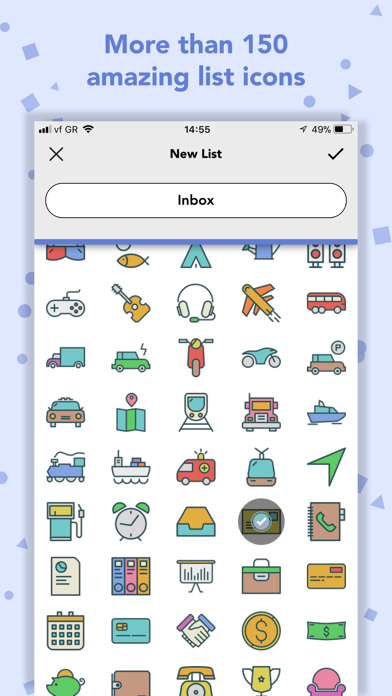 Lists To-do Screenshot