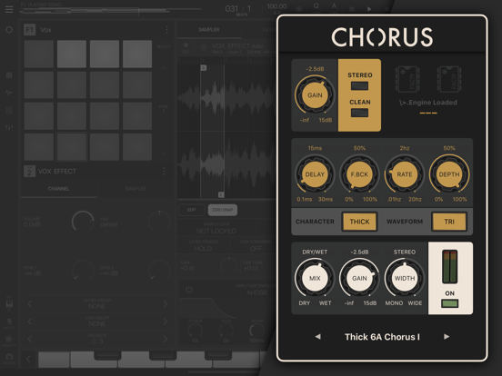 FAC Chorus iPad app afbeelding 6