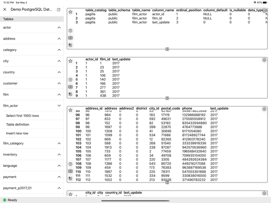 Screenshot #6 pour PostgreSQL Commander for iPad