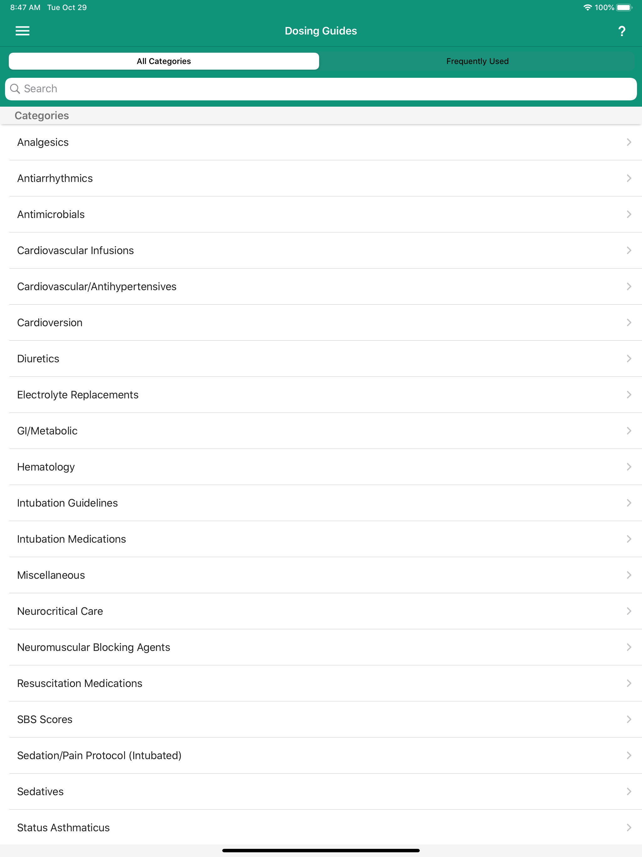 PICU Drug Dosing Guide screenshot 5