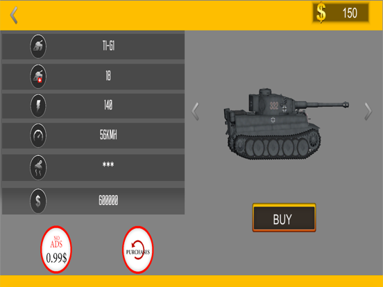 Screenshot #5 pour Tanks Shooter Battle 2019