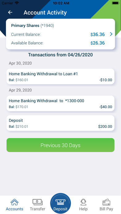 Wellness Federal Credit Union Screenshot