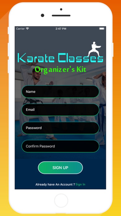 Karate Classes Organizer's Kit screenshot 4