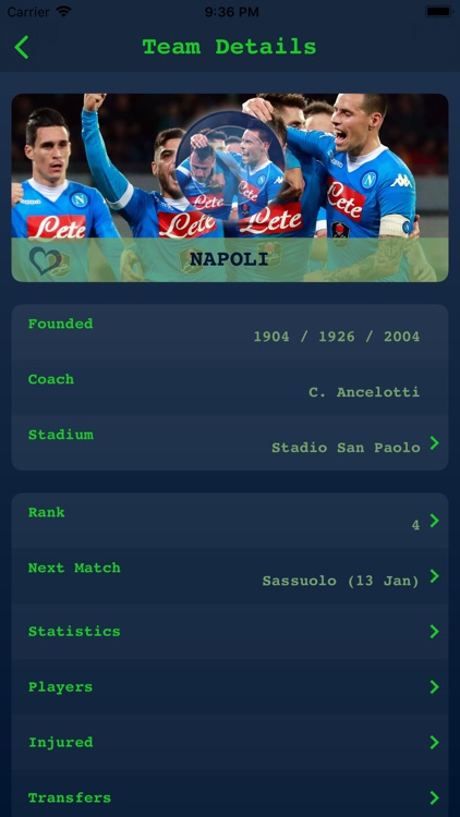 Live Results Italian Serie A screenshot-3