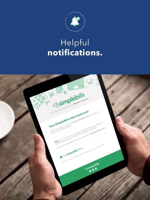 SimpleBills for Residents iPad screenshot