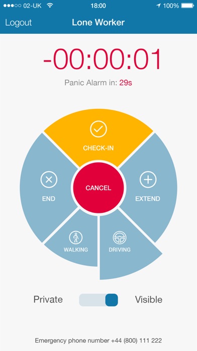 Screenshot #3 pour Cloud Lone Worker Pro