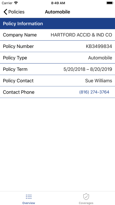 Cade Insurance Mobile screenshot 2