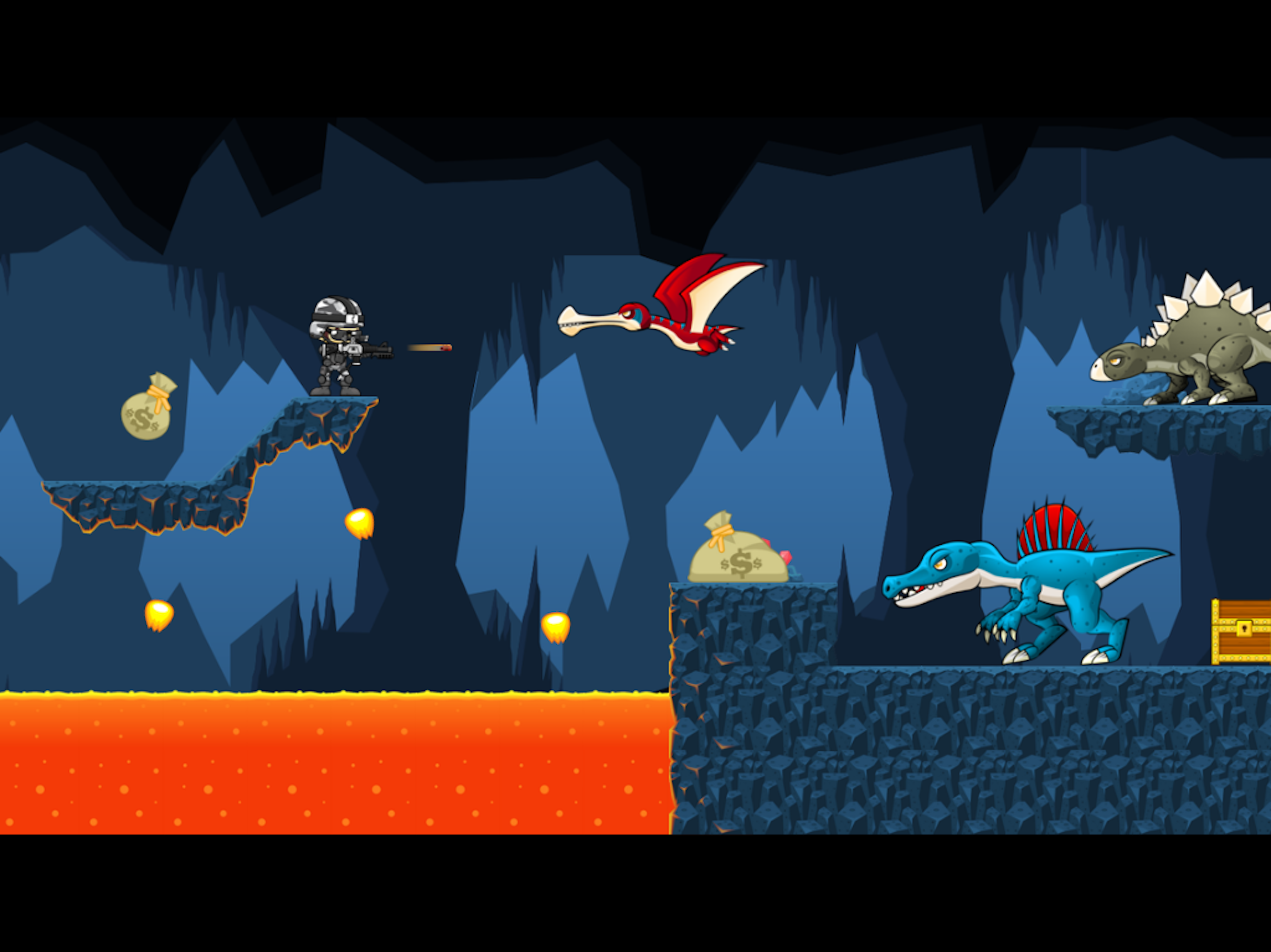 Jurassic Attack: Run 'n Gun screenshot 12