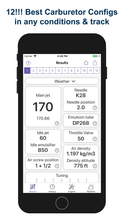 Jetting LKE KZ1 / KZ2 Kart