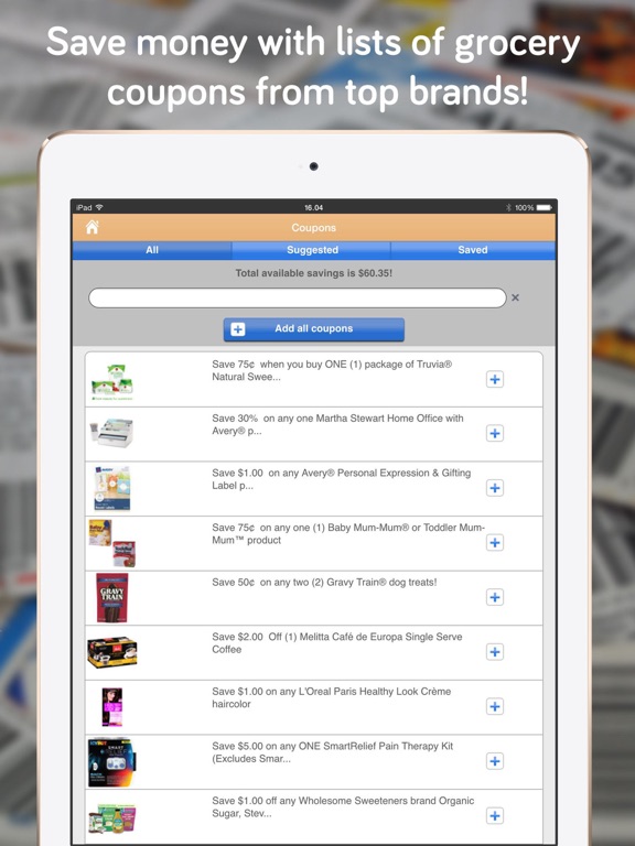 Shopper Lite - Grocery Shopping List and Recipes screenshot