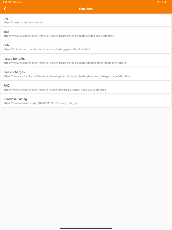 FASTag - Fast Tag Guide iPad screenshot 5