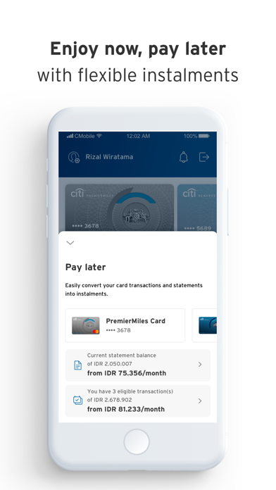 Citi Mobile Indonesia Screenshot