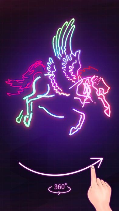 Neon Glow - 3D Color Puzzle screenshot 2