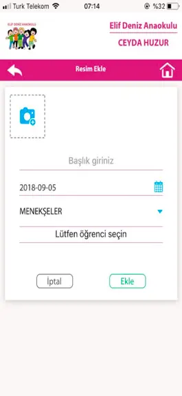 Game screenshot Elif Deniz Anaokulu hack