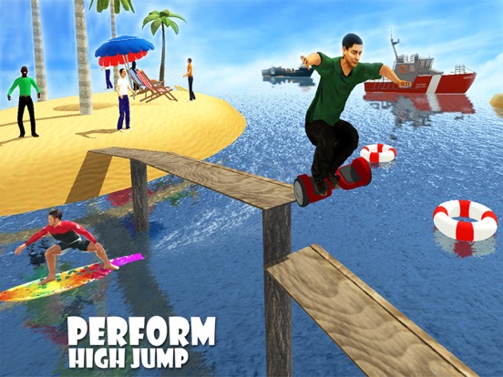 Screenshot #5 pour Beach Race :Scooter Stunt Game