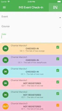 Game screenshot INS Event Check-in - Admin apk
