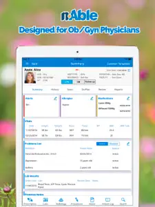 nAble Ob/Gyn EMR screenshot #1 for iPad