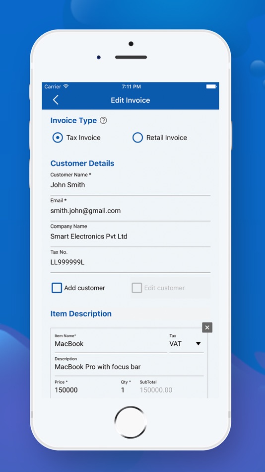 #3. Quick Invoice Maker (iOS) 由: Guru Technolabs