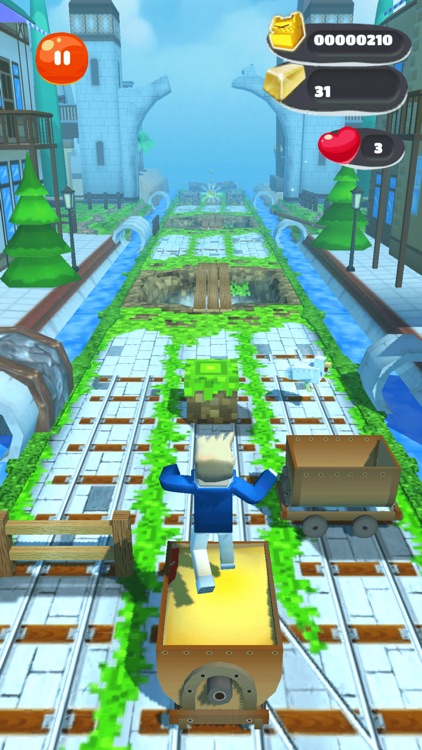 Mine Runner - 3D Pixel Runner screenshot-3