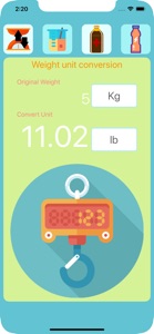 Weight Capacity Conversion screenshot #6 for iPhone