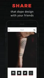 inkhunter pro tattoos try on iphone resimleri 4