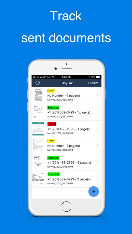 Easy Fax - send fax from phone screenshot-3