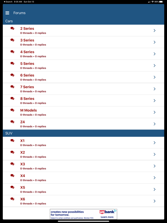 AutoForums 4 BMW's (Fansite) iPad screenshot 2 - Entertainment app