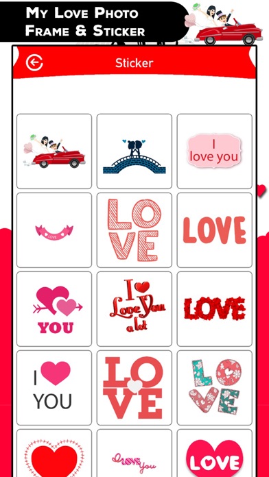 My Love Photo Frame - Sticker iPhone screenshot 4 - Photo & Video app