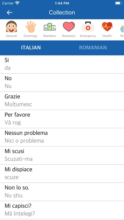 Italian Romanian Dictionary