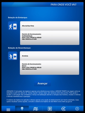 Metrô de São Paulo Oficial iPad screenshot 1