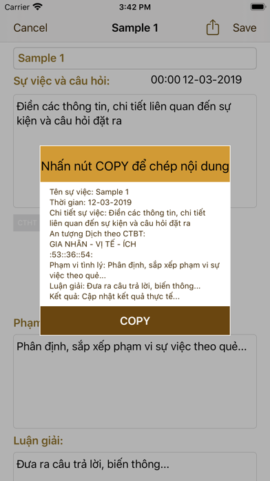 App screenshot
