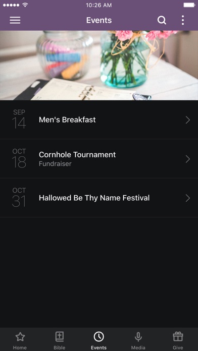 Screenshot 2 of Courts of Praise App