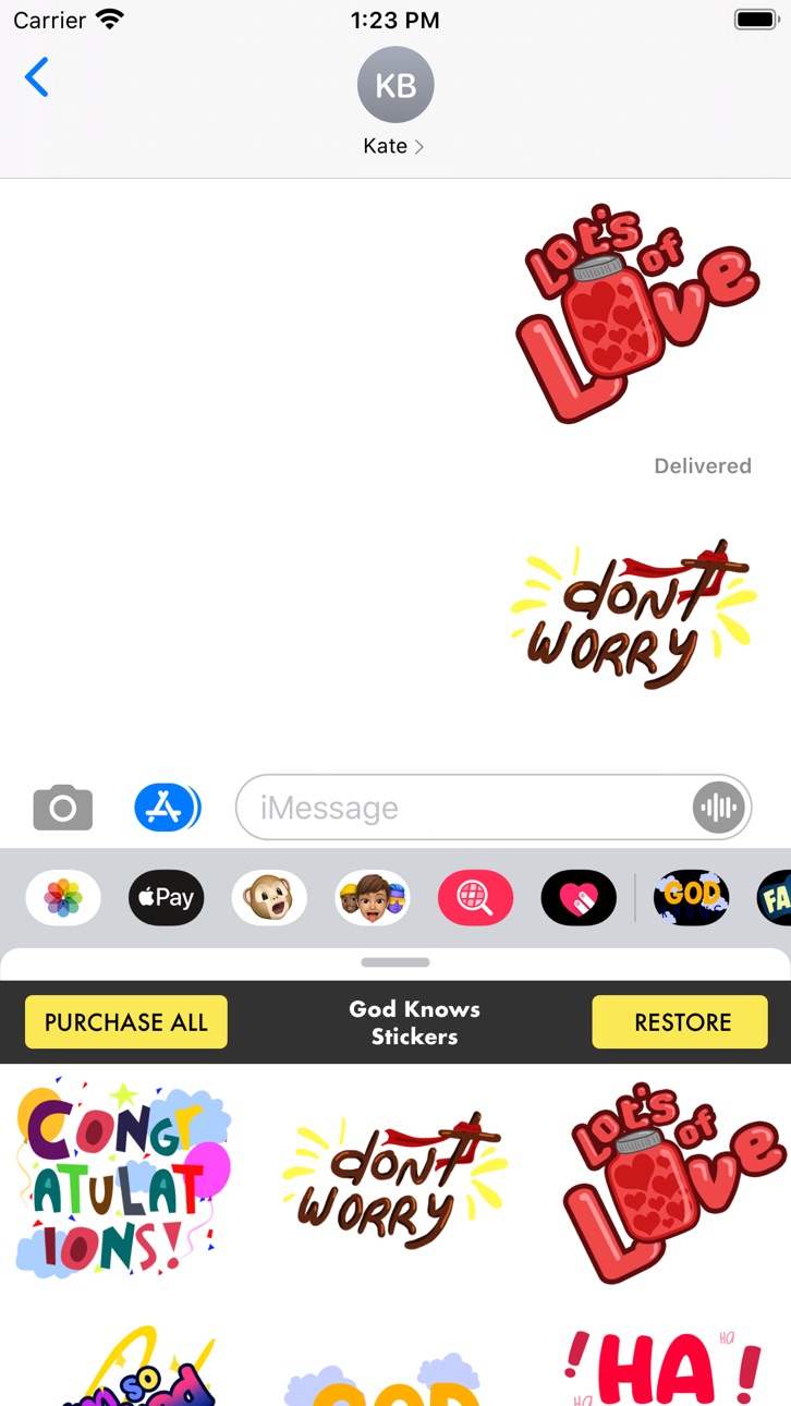 iPhone screenshot