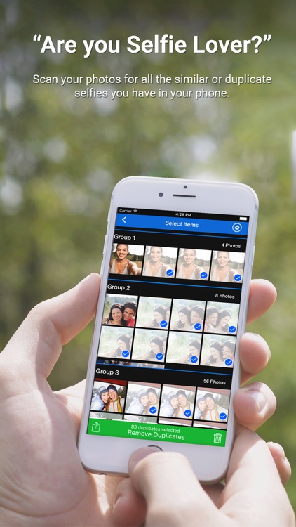 Similar Selfie Cleaner