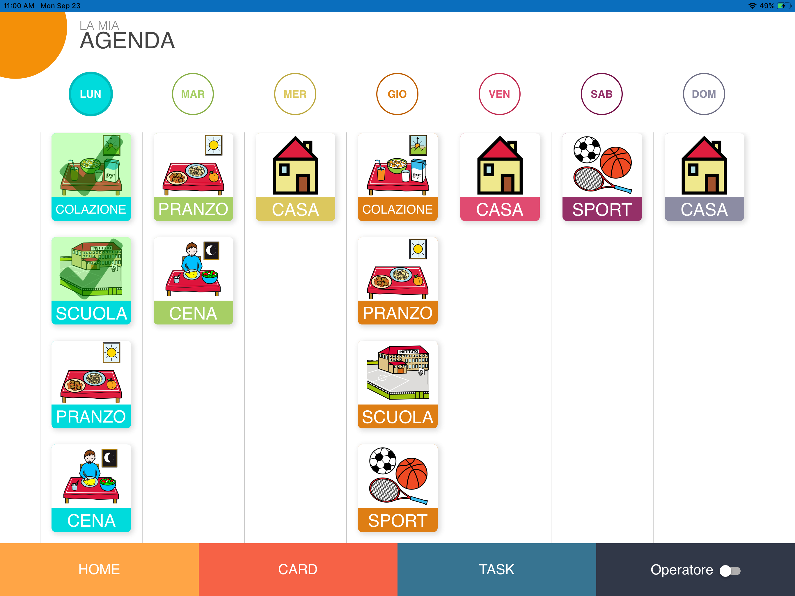 CAA Agenda screenshot 2