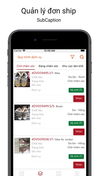 Laccino - Quản lý