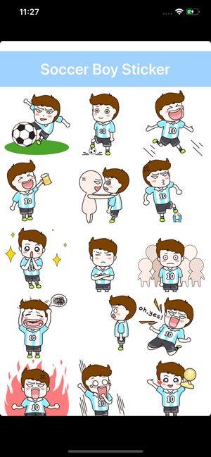 Soccer Boy Sticker(圖2)-速報App