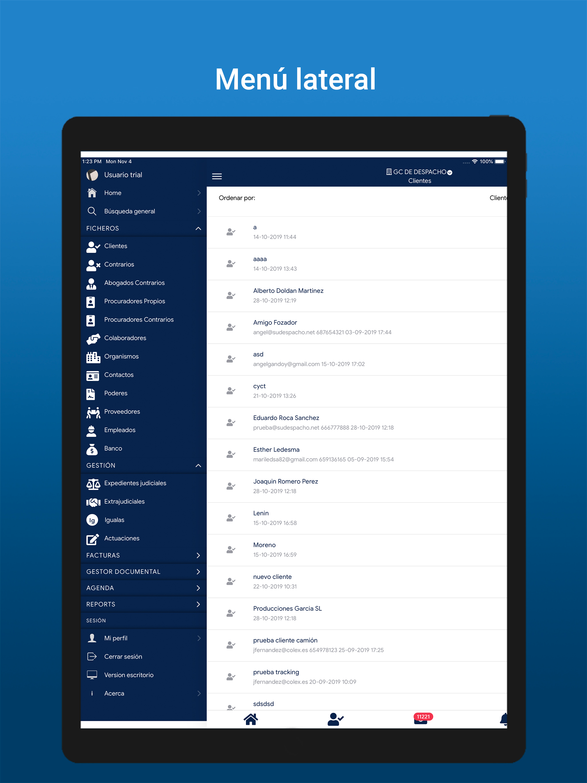 Crm Sudespacho screenshot 9