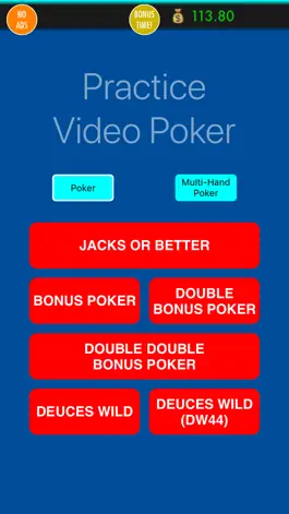 Game screenshot Practice Video Poker mod apk