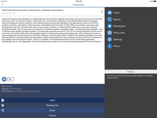 Screenshot #5 pour Service de recherche du PE
