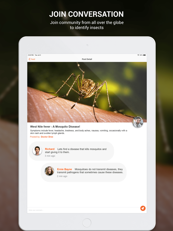 Insect identifier by photo iPad screenshot