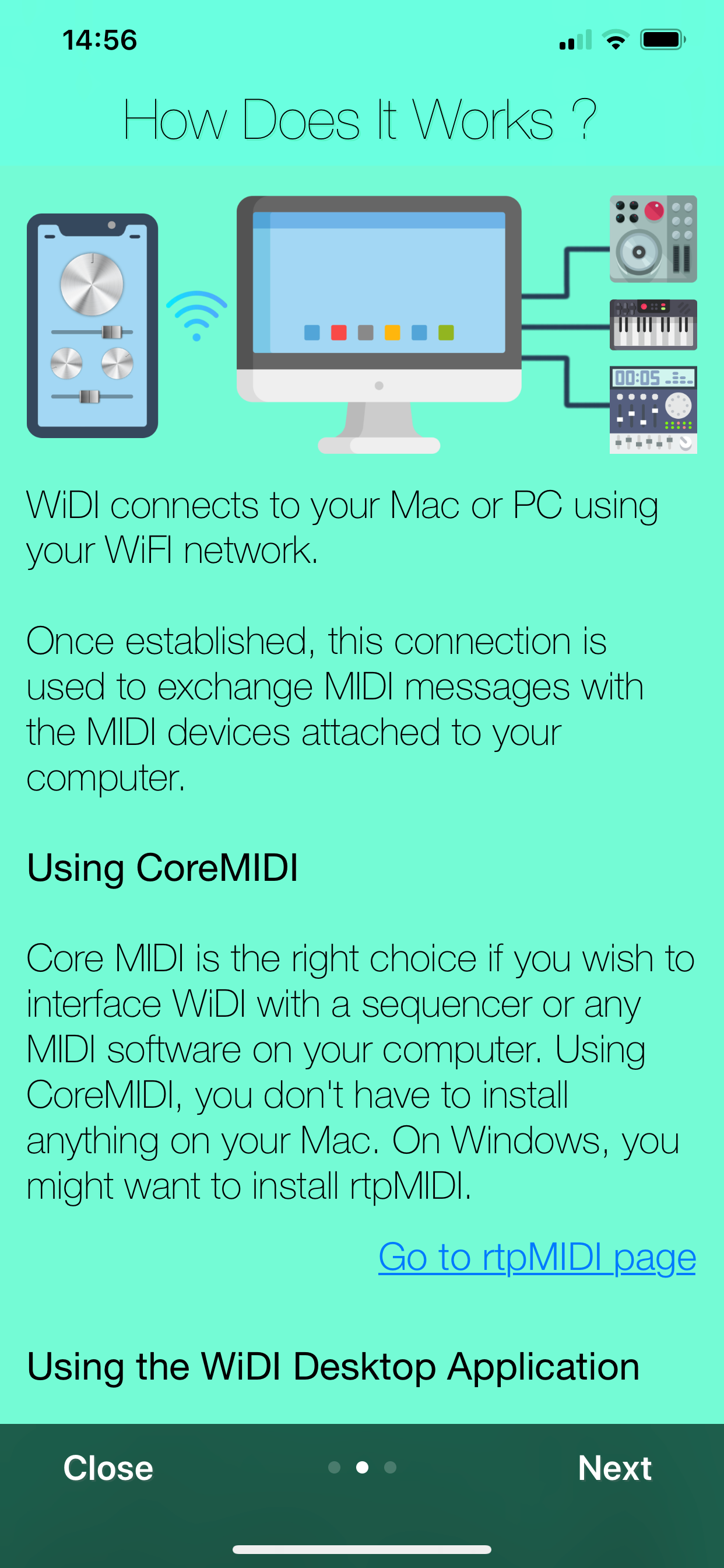 WiDI - MIDI Studio