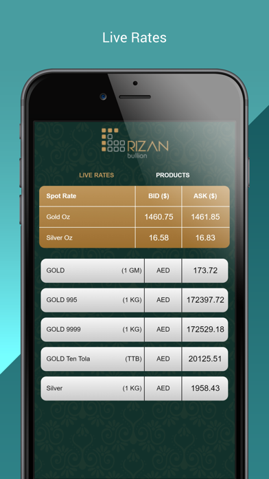 Rizan Bullion Screenshot