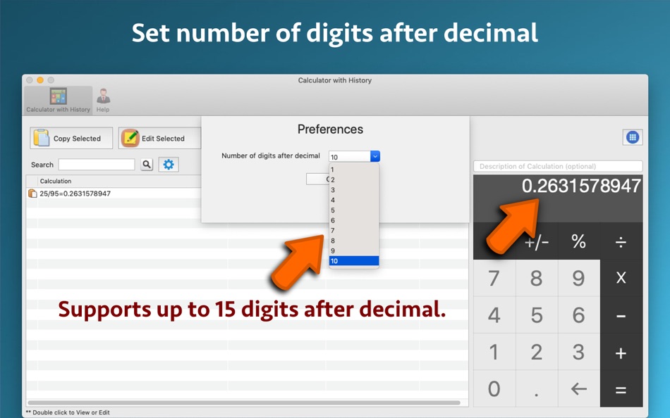 #4. Calculator with History (macOS) 由: Ruchira Ramesh