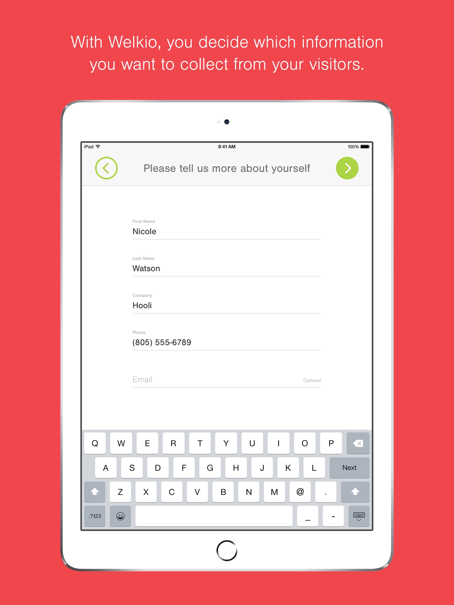 Welkio: Modern Visitor Sign-In screenshot 2