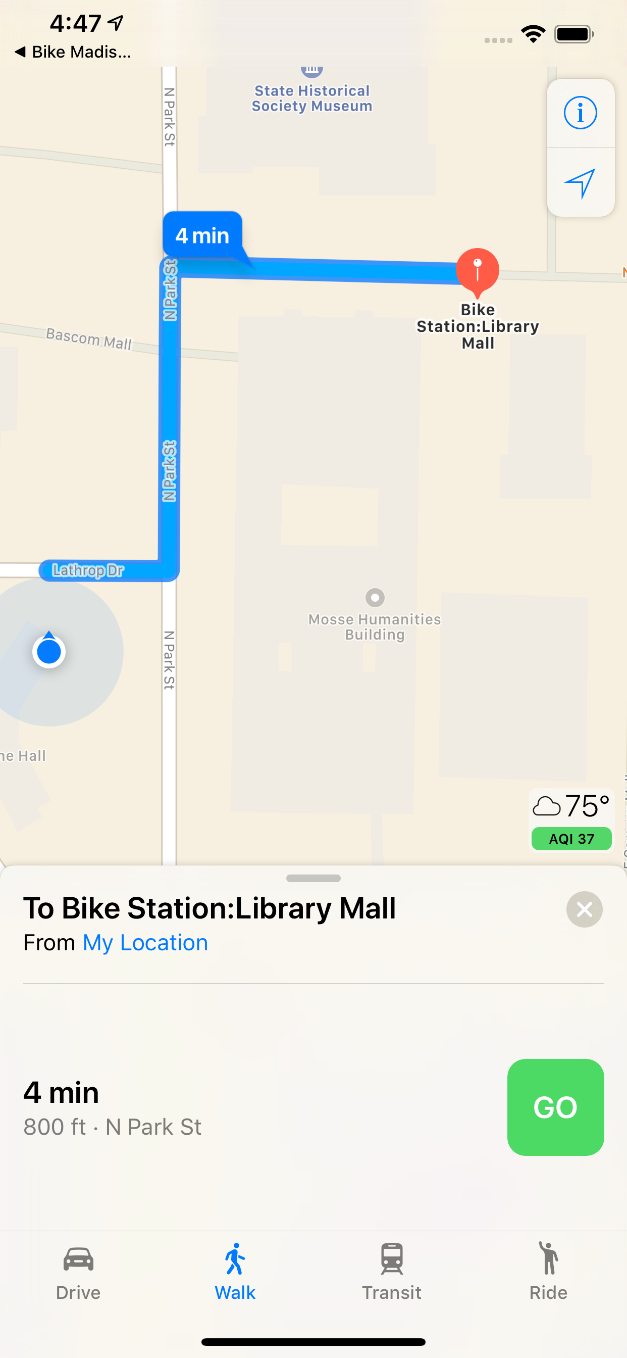Bike Stations Madison screenshot 3